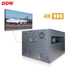 High Resolution Video Wall Processor For 16x16 LCD Display Big Screen RS232 LAN