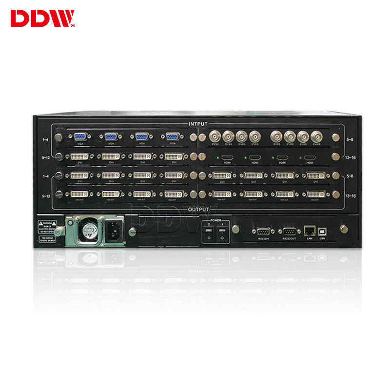4x4 Multi Screen Video Controller 4k HDMI High Resolution 70 Meters For Rental Business