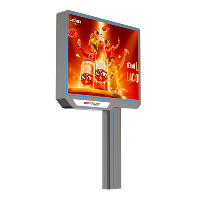 オーダーメイド p6 8000nits IP65 防水広告ディスプレイ 屋外 LED 広告板 4G システム HDMI
